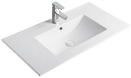 Раковина GID-ceramic 9090e врезная прямоугольная 91, керамика