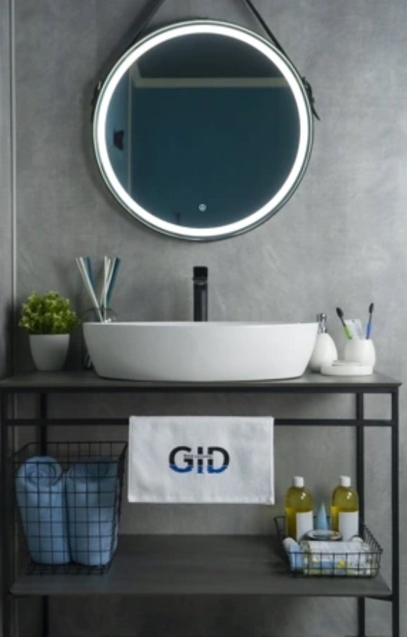 Раковина GID-ceramic N9433 накладная овальная 61, керамика купить,NaN