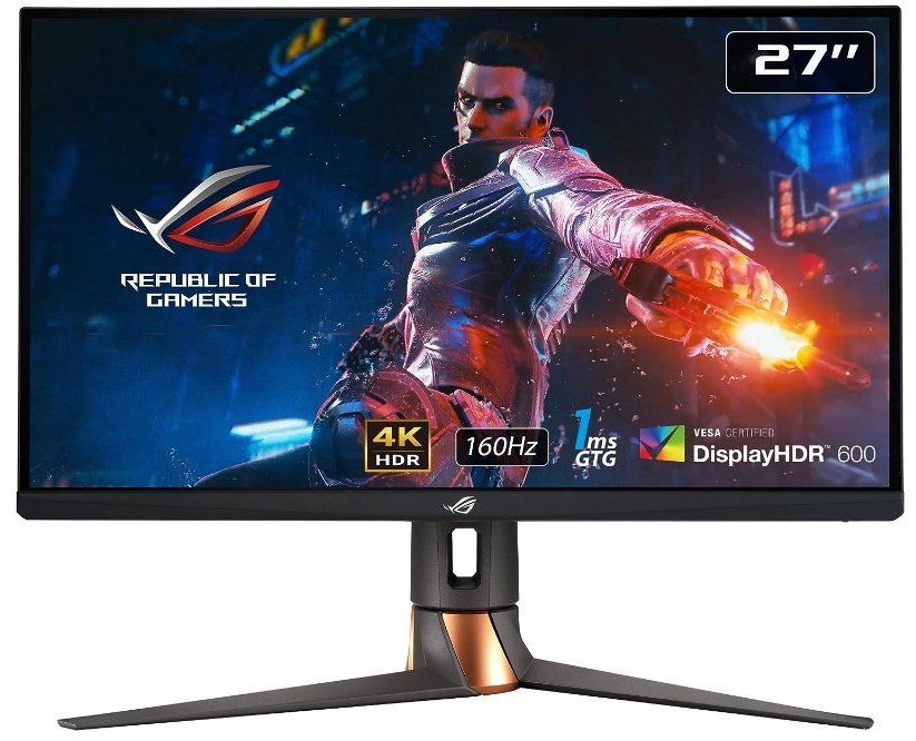 Монитор ASUS PG27UQR 90LM03A0-B02370 черный