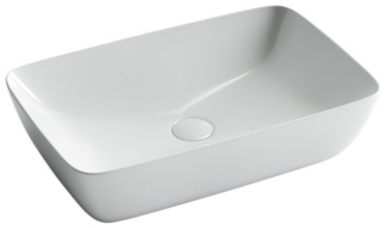 Раковина Ceramicanova Form 58 CN2003 накладная прямоугольная 59, санфарфор купить,156911