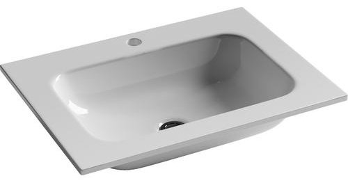 Раковина Ceramicanova CN7011 накладная прямоугольная 45.7, фарфор