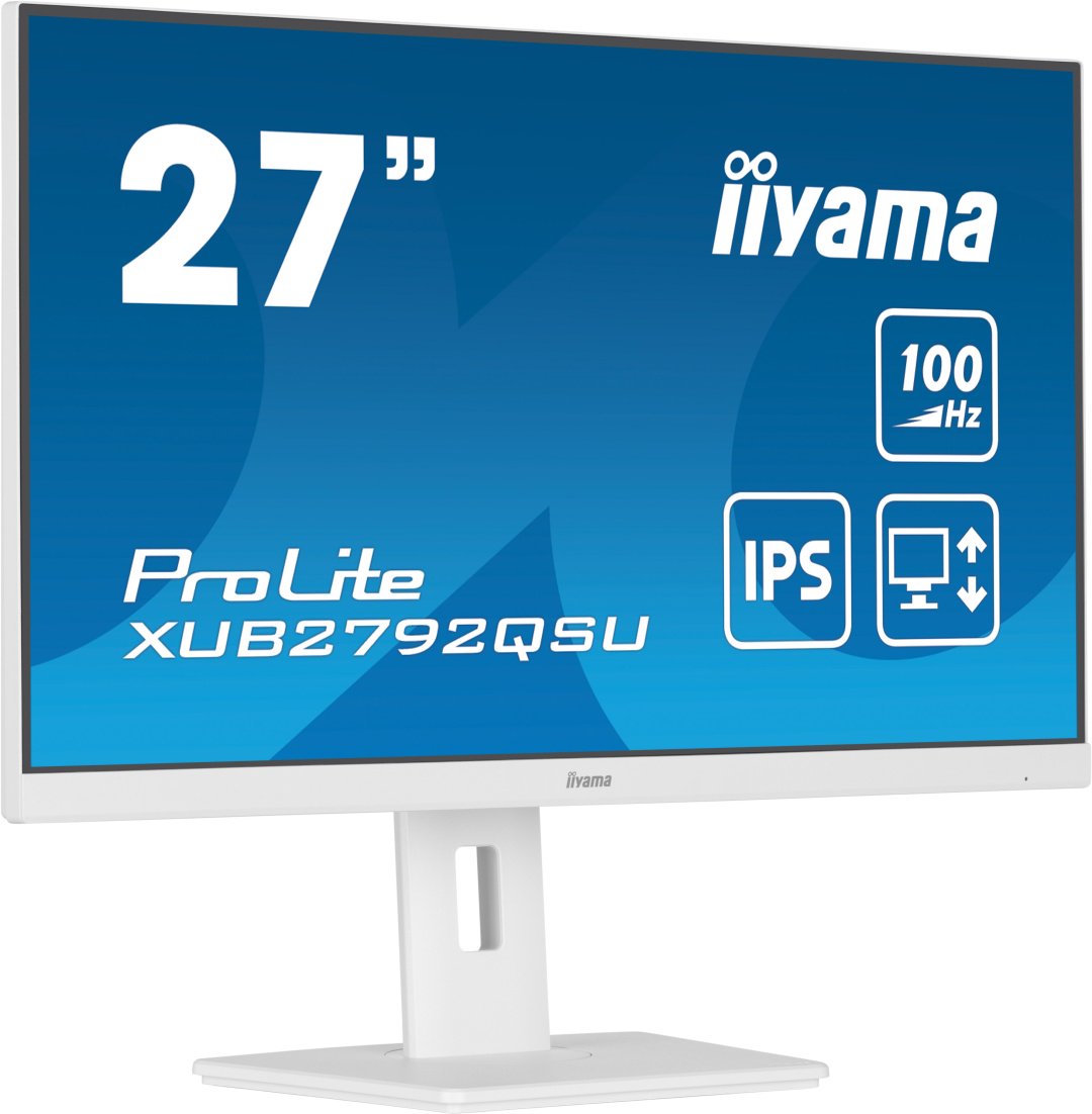 Монитор 27&#34; Iiyama XUB2792QSU-W6 белый купить,0