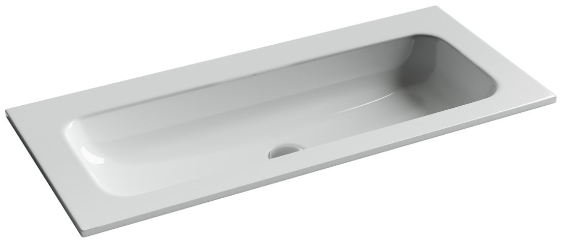 Раковина Ceramicanova CN7013wx накладная прямоугольная 101, санфарфор