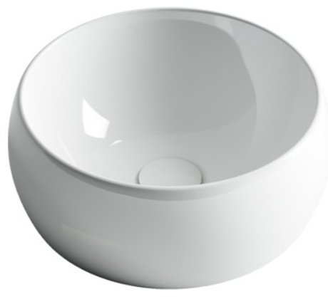 Раковина Ceramicanova CN6001 накладная круглая 39.5, санфарфор купить,100992