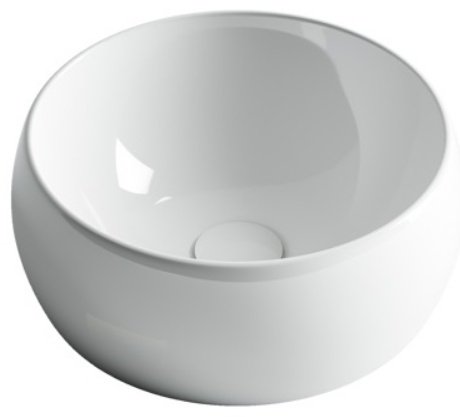 Раковина Ceramicanova CN6001 накладная круглая 39.5, санфарфор