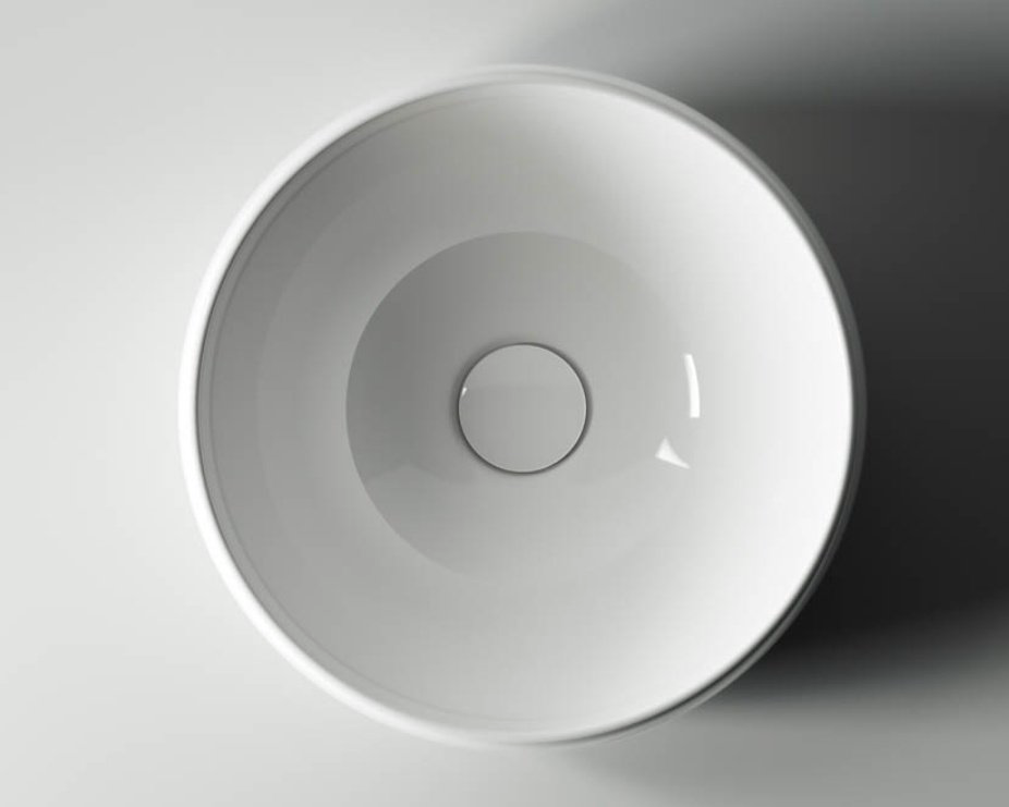 Раковина Ceramicanova CN6001 накладная круглая 39.5, санфарфор купить,100992