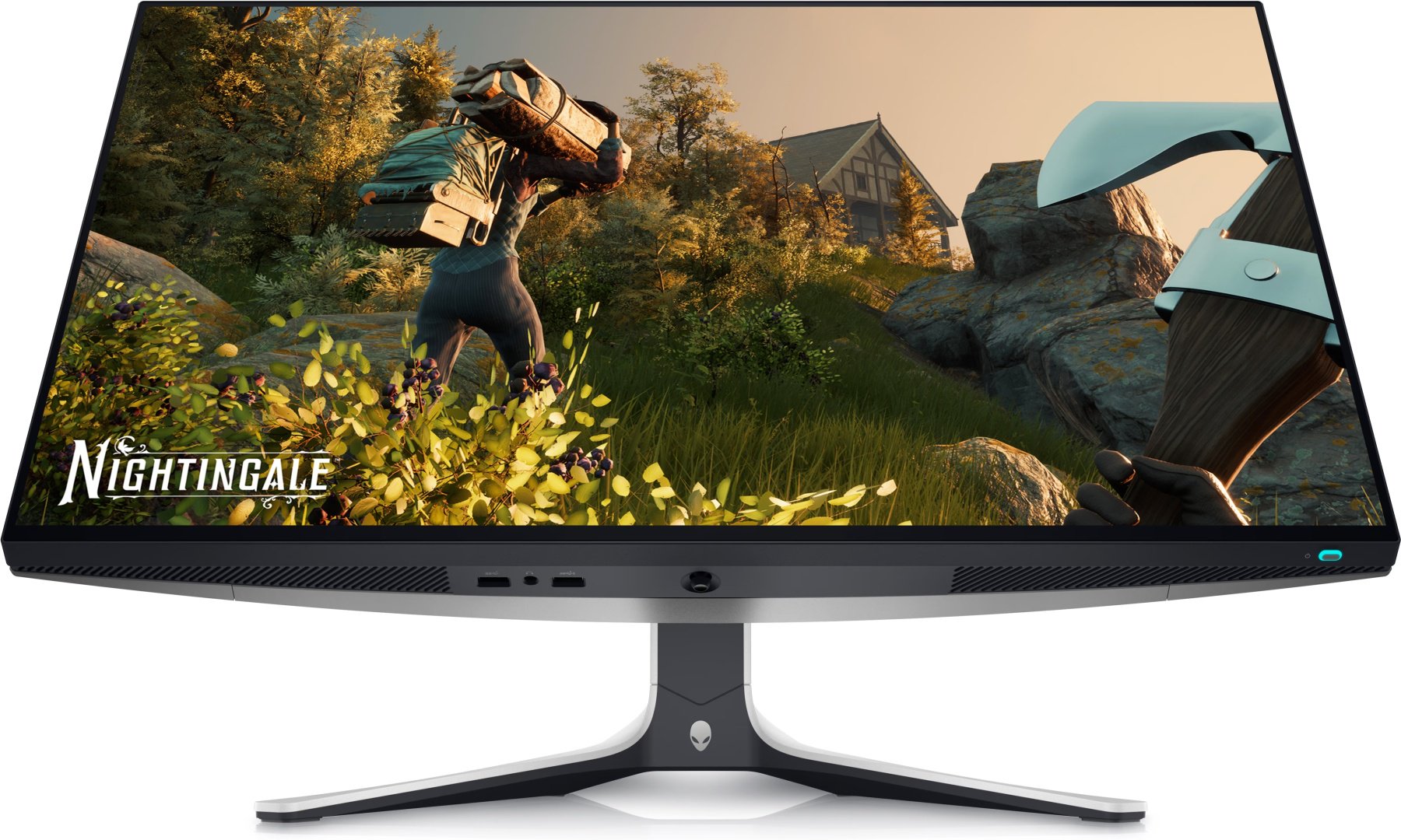 Монитор DELL Alienware AW2723DF серебристый купить,0