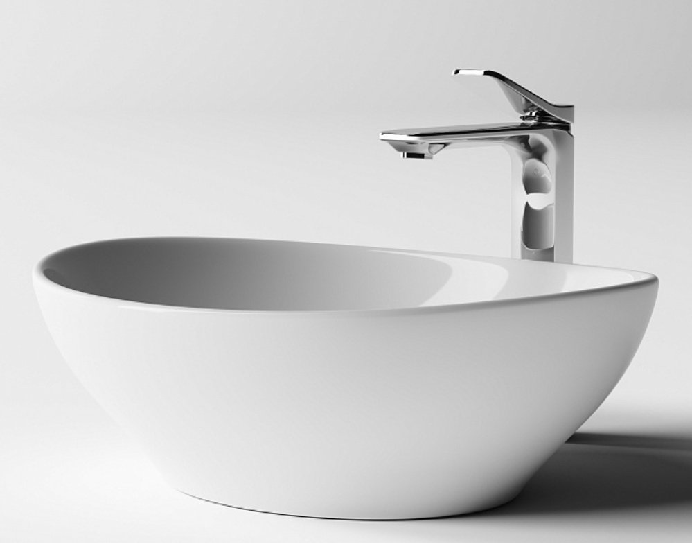Раковина Ceramicanova CN6016 накладная овальная 40, санфарфор купить,104674