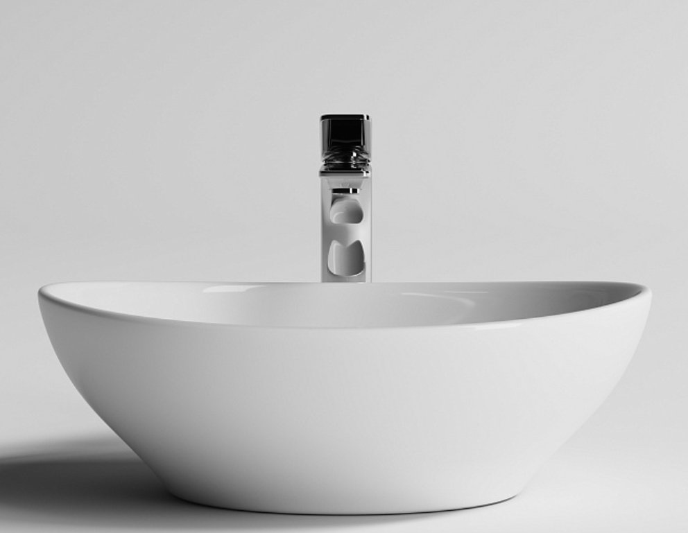 Раковина Ceramicanova CN6016 накладная овальная 40, санфарфор