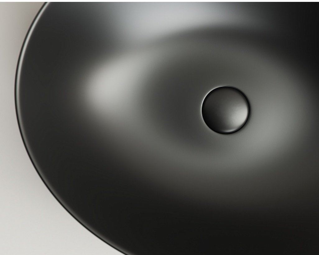 Раковина Ceramicanova CN6017MB накладная овальная 52, санфарфор купить,0
