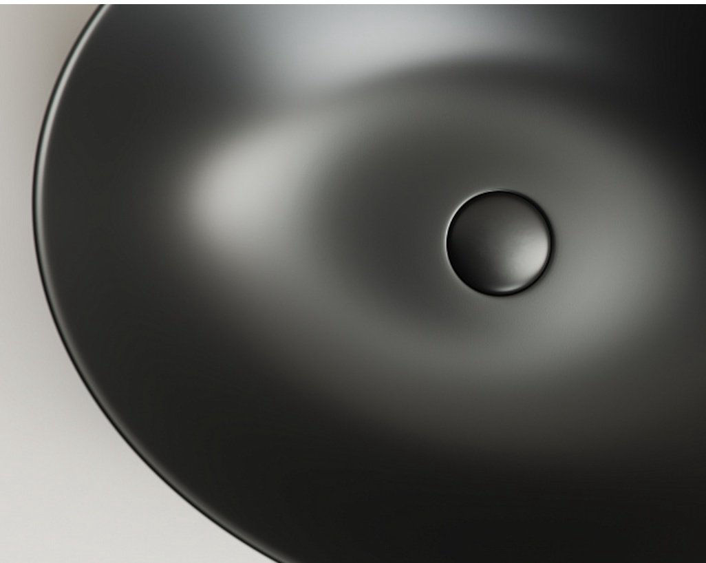 Раковина Ceramicanova CN6017MB накладная овальная 52, санфарфор купить,264869