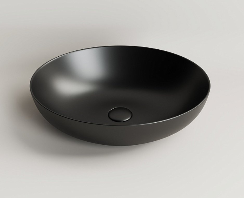 Раковина Ceramicanova CN6017MB накладная овальная 52, санфарфор купить,0