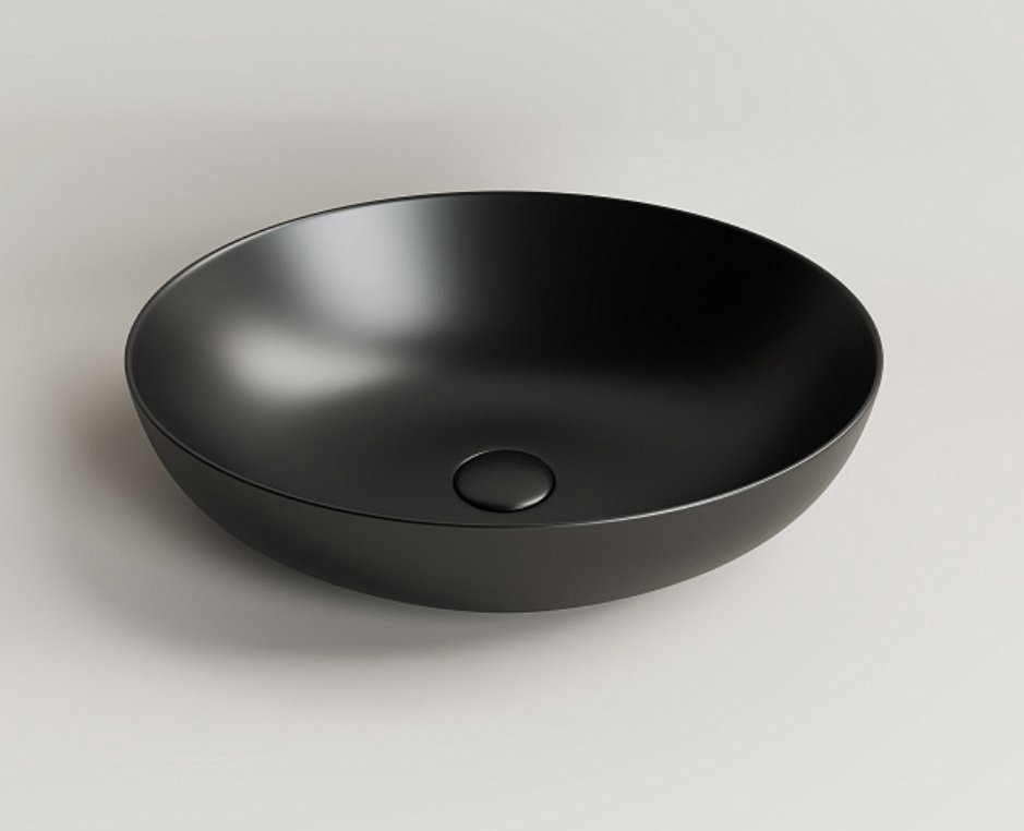 Раковина Ceramicanova CN6017MB накладная овальная 52, санфарфор купить,264869