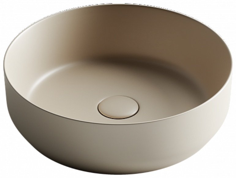 Раковина Ceramicanova CN6022MC накладная круглая 39, санфарфор