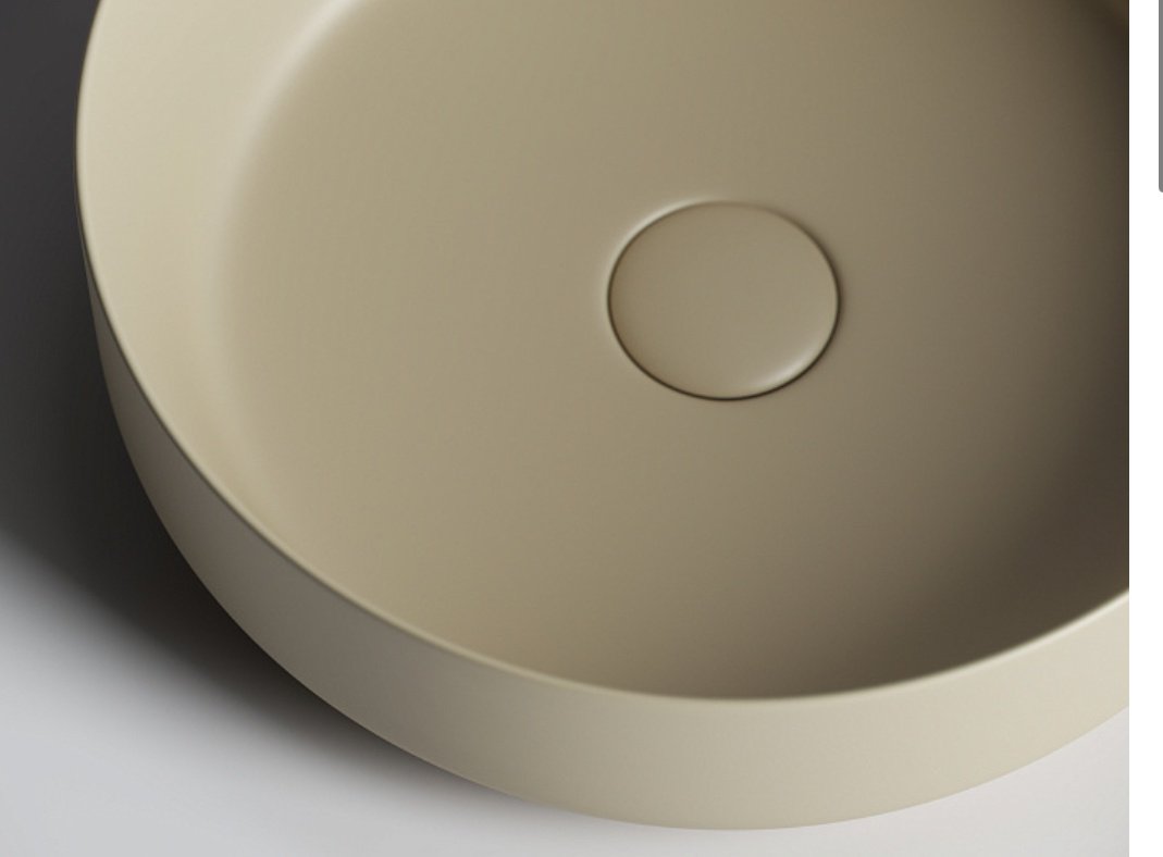 Раковина Ceramicanova CN6022MC накладная круглая 39, санфарфор