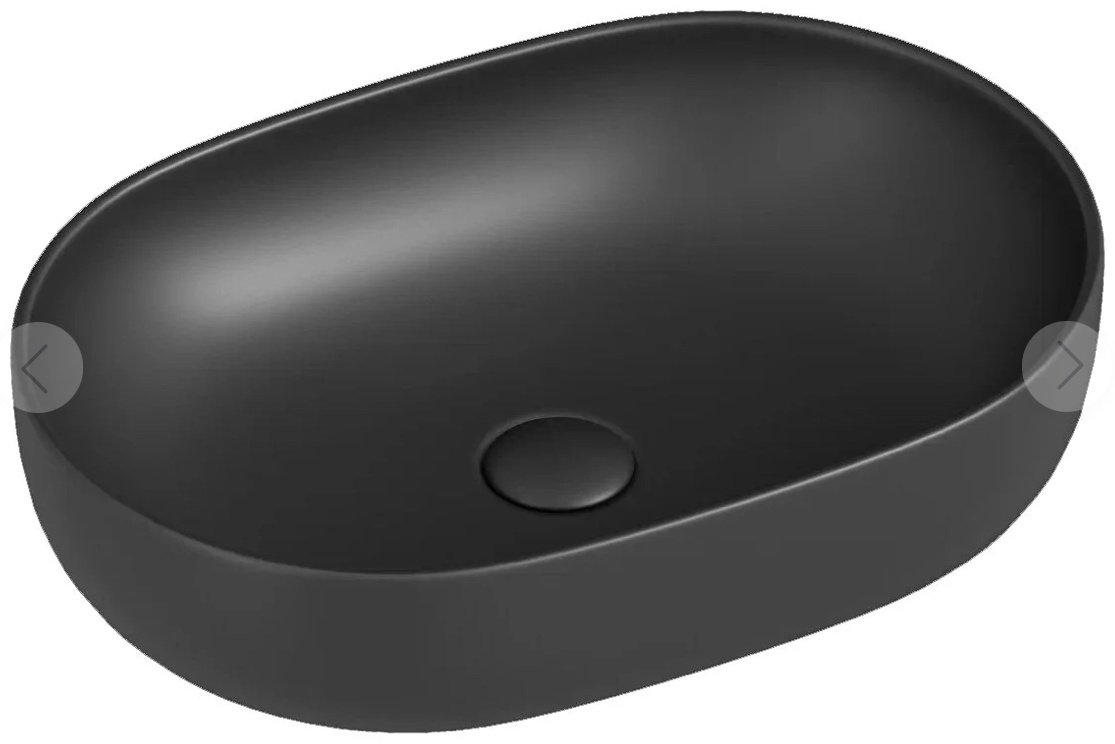 Раковина Ceramicanova Element CN6047MDH накладная овальная 60, санфарфор