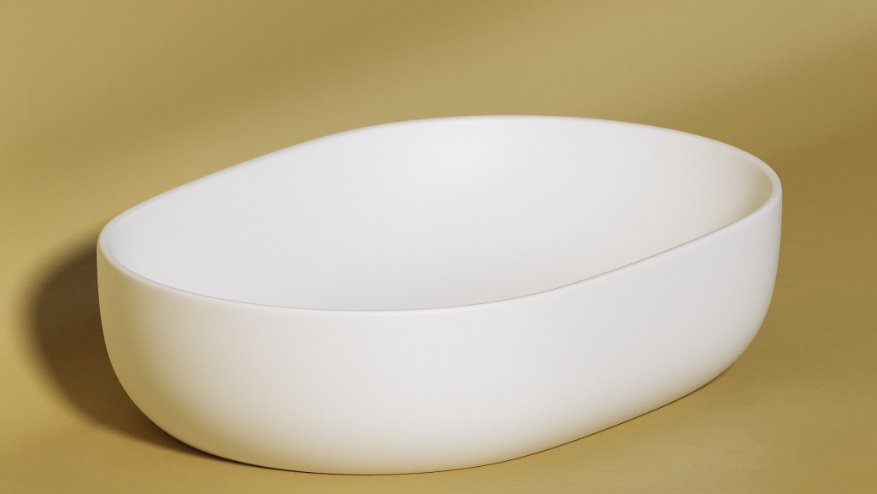 Раковина Ceramicanova CN6047MW накладная овальная 60, санфарфор - ForteMarket Раковина Ceramicanova CN6047MW накладная овальная 60, санфарфор купить,0