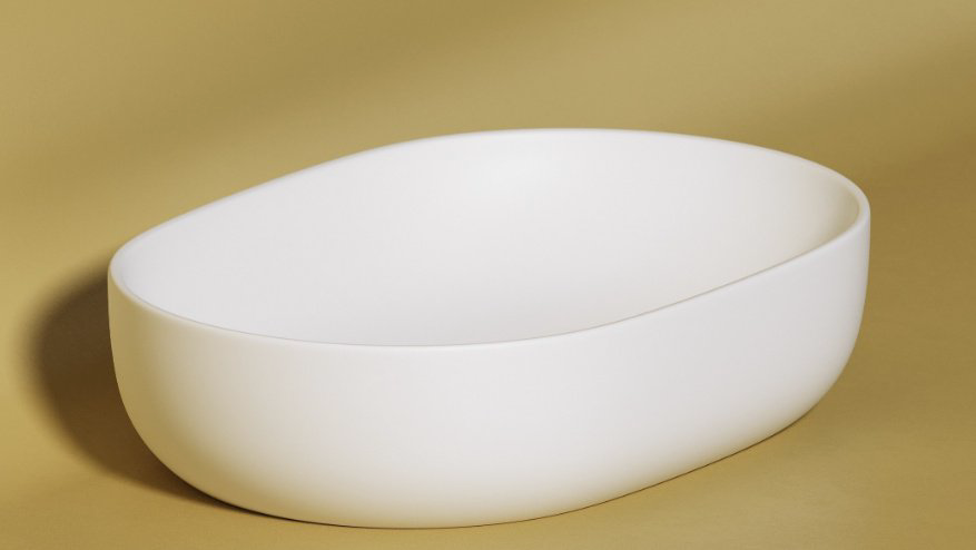 Раковина Ceramicanova CN6047MW накладная овальная 60, санфарфор купить,272559