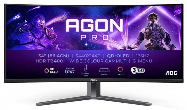 Монитор 34" AOC AG346UCD черный - ForteMarket Монитор 34" AOC AG346UCD черный купить,0