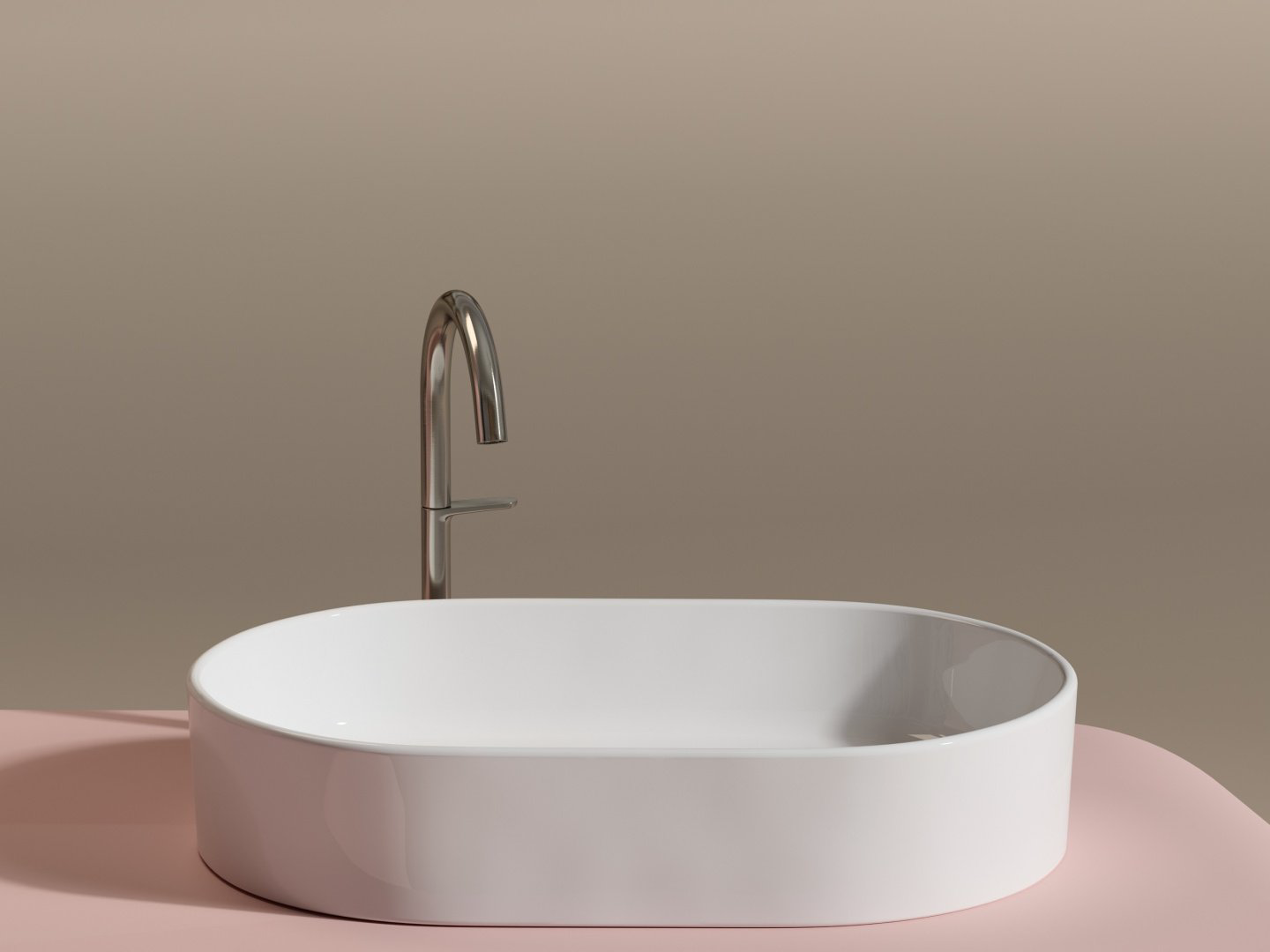 Раковина Ceramicanova CN6048 накладная овальная 38.5, санфарфор купить,175120
