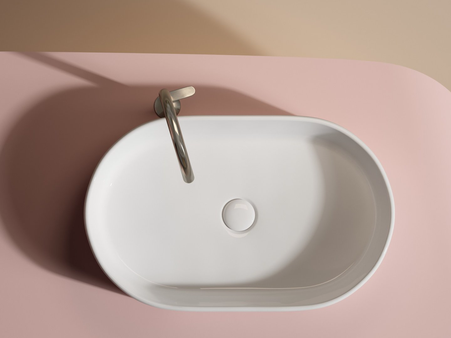 Раковина Ceramicanova CN6048 накладная овальная 38.5, санфарфор купить,175120