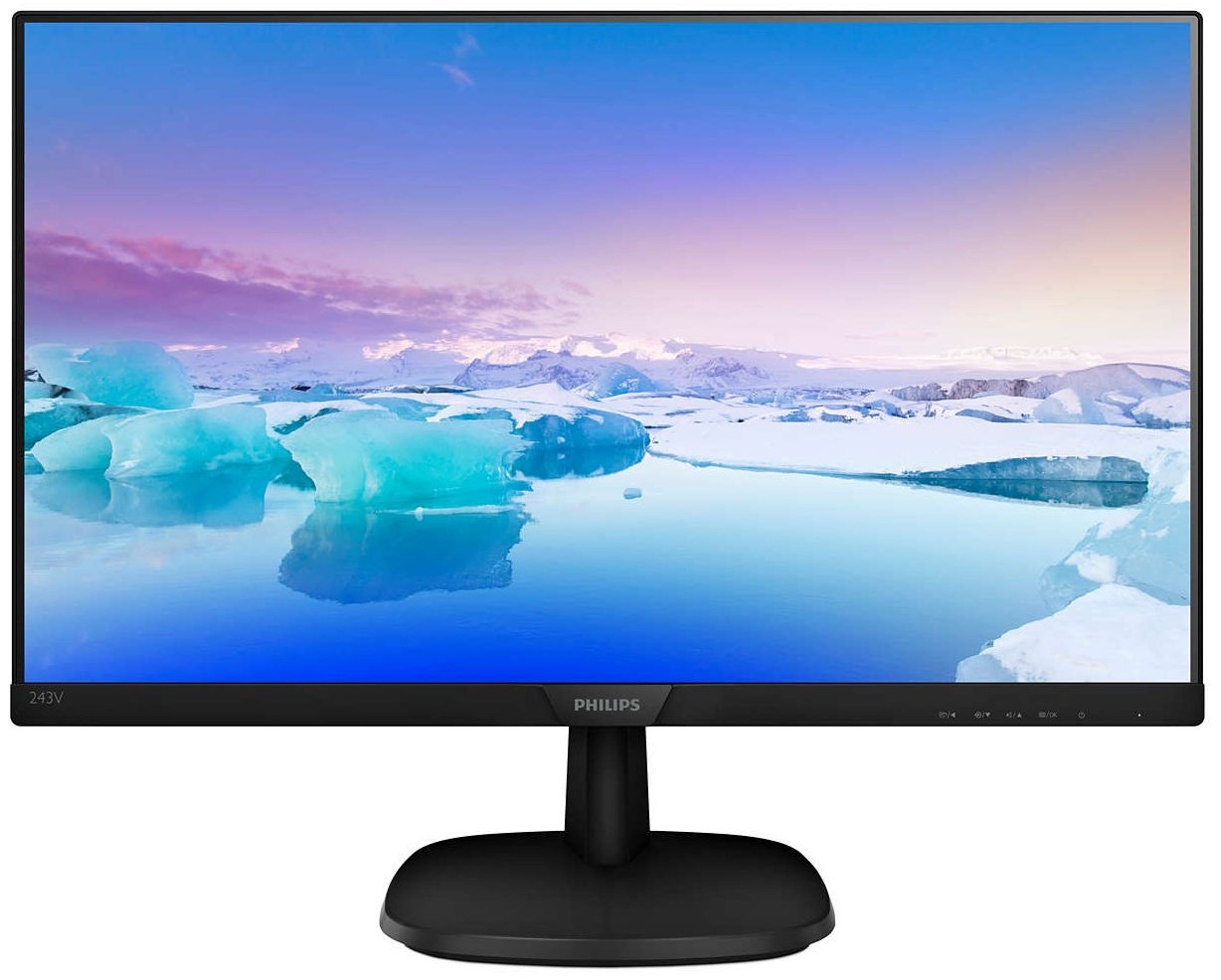 Монитор Philips 243V7QDSB черный