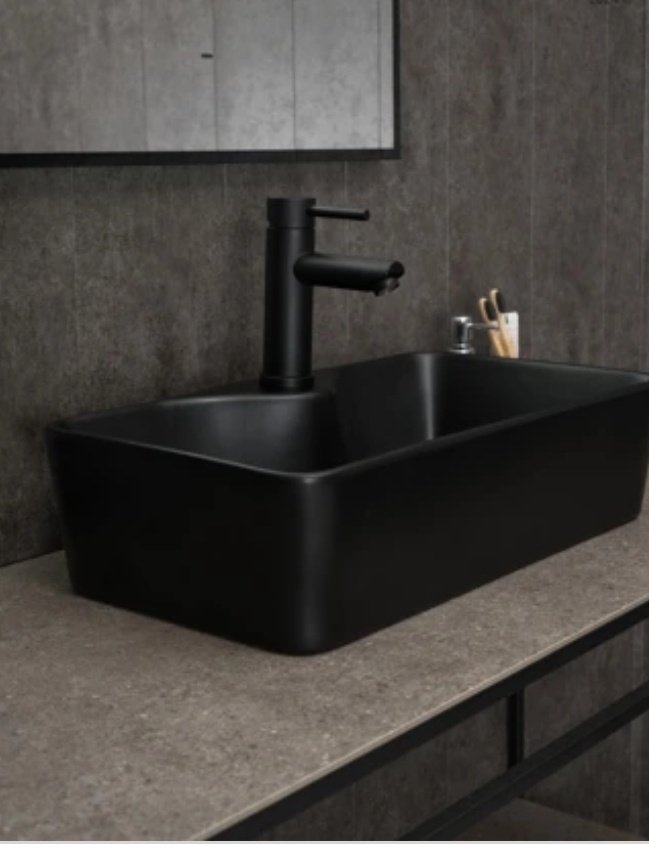 Раковина GID-ceramic Bm9092 накладная прямоугольная 55, керамика