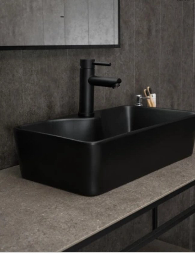 Раковина GID-ceramic Bm9092 накладная прямоугольная 55, керамика купить,108753