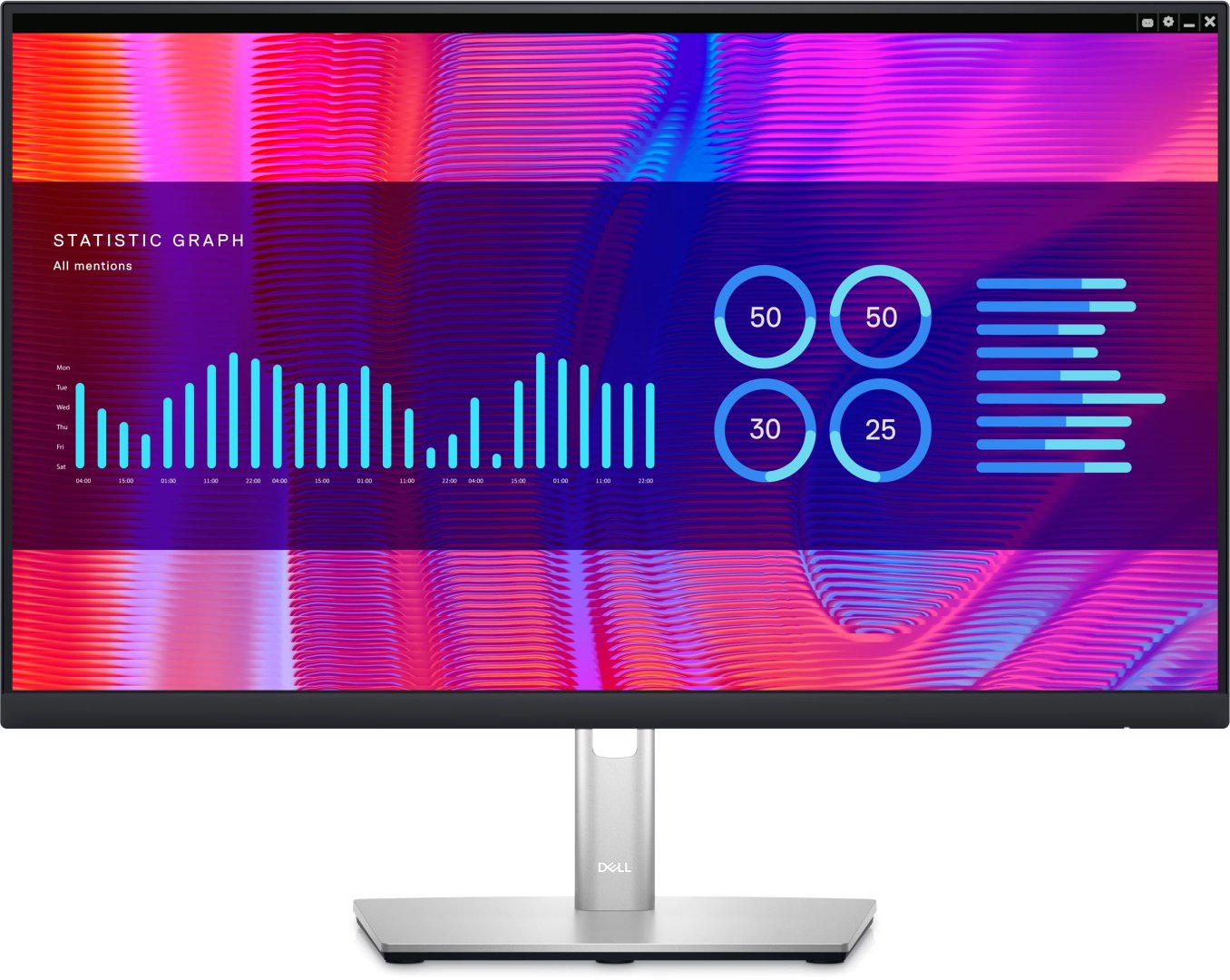 Монитор DELL P2423DE серебристый
