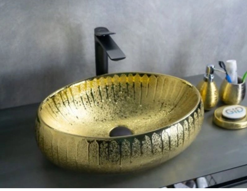 Раковина GID-ceramic 9030g накладная овальная 48, керамика купить,0