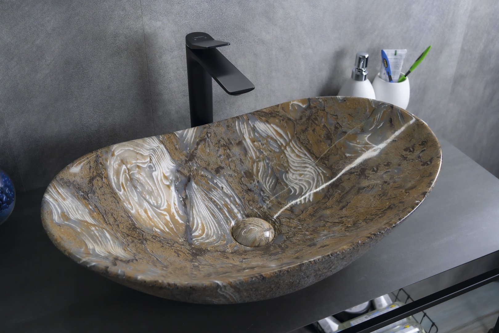 Раковина GID-ceramic 54477 Mnc811T накладная овальная 37, керамика - ForteMarket Раковина GID-ceramic 54477 Mnc811T накладная овальная 37, керамика купить,0