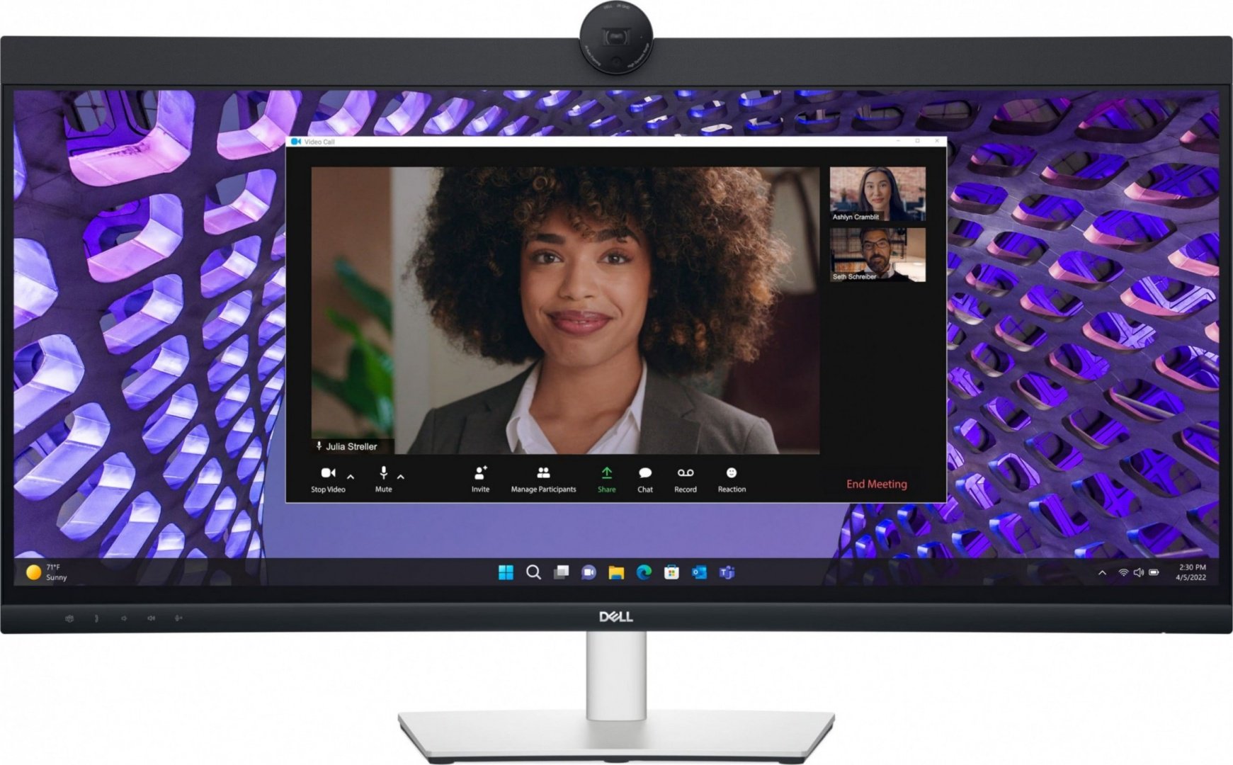 Монитор 34&#34; DELL P3424WEB 210-BFOB черный