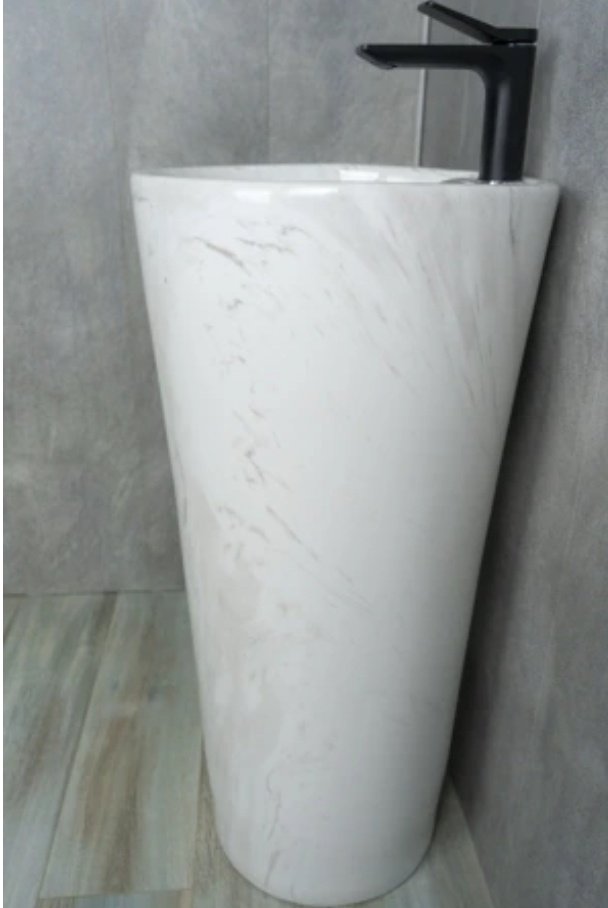 Раковина GID-ceramic Nb131wgs с пьедесталом круглая 40, керамика купить,NaN