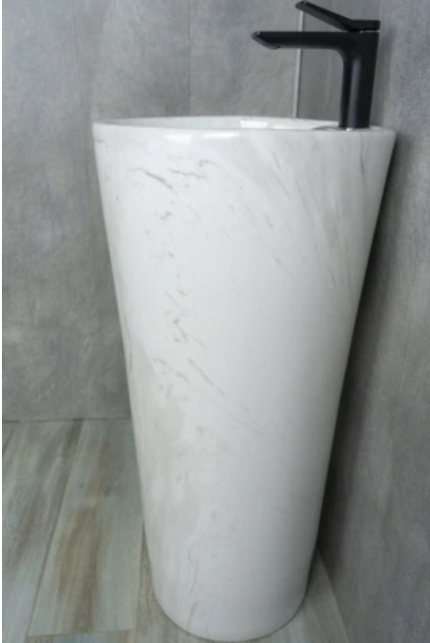Раковина GID-ceramic Nb131wgs с пьедесталом круглая 40, керамика купить,NaN