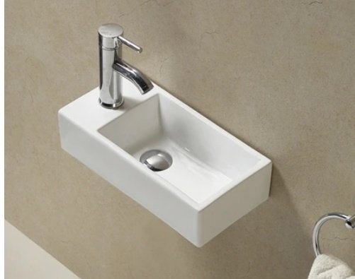 Раковина GID-ceramic N9270R подвесная прямоугольная 40.5, керамика купить,NaN