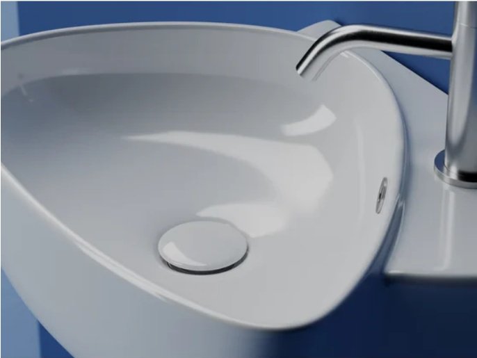 Раковина Ceramicanova CN5049 подвесная нестандартная 49.5, санфарфор купить,NaN