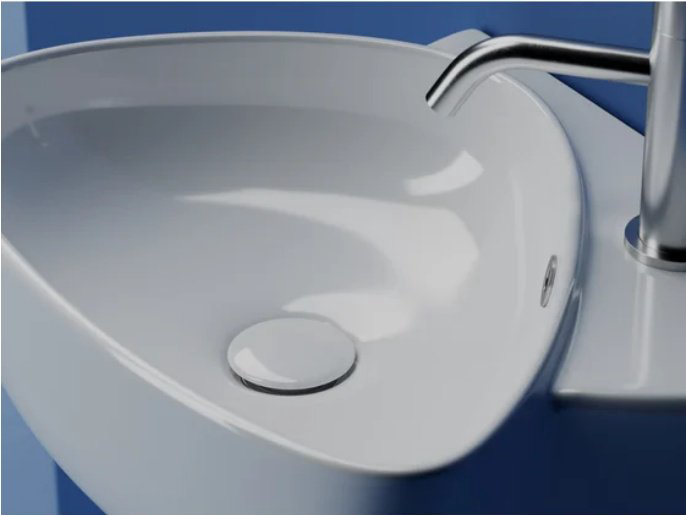 Раковина Ceramicanova CN5049 подвесная нестандартная 49.5, санфарфор купить,NaN