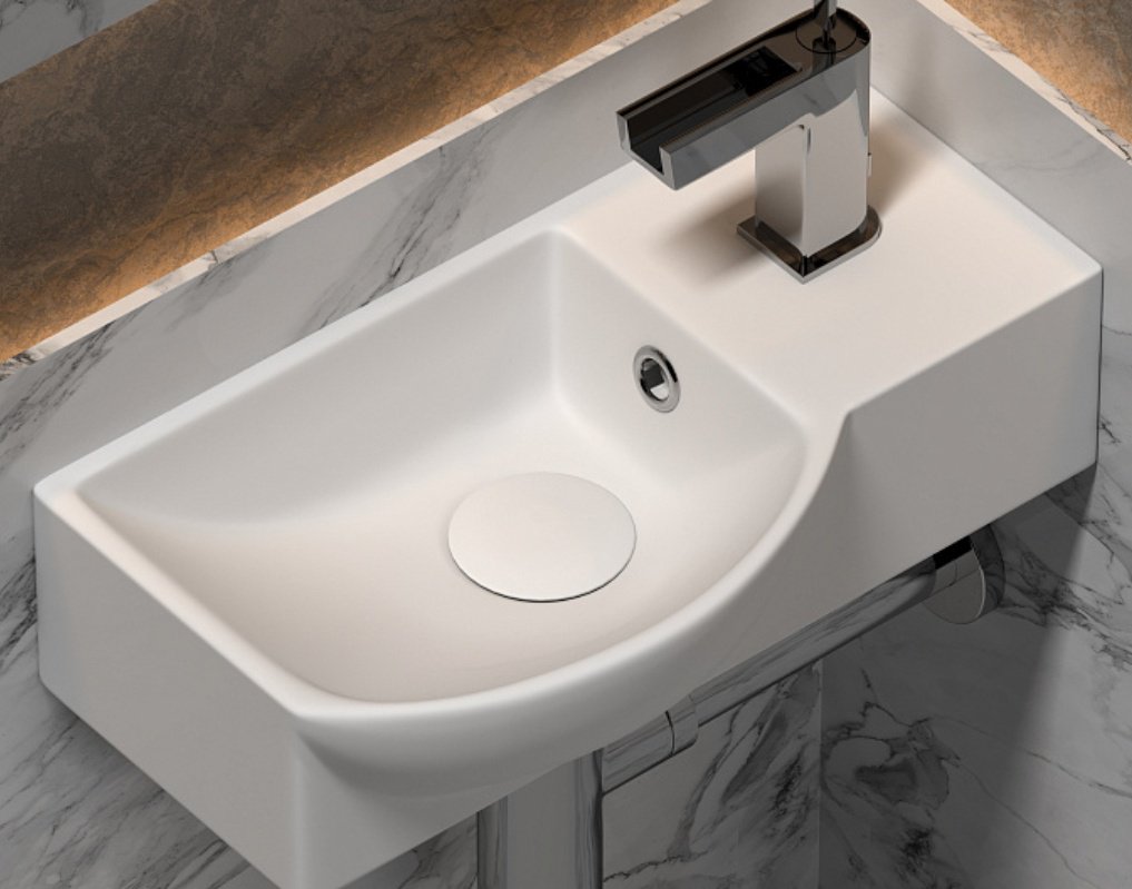 Раковина Ceramicanova CN6039L подвесная прямоугольная 40, санфарфор - ForteMarket Раковина Ceramicanova CN6039L подвесная прямоугольная 40, санфарфор купить,0