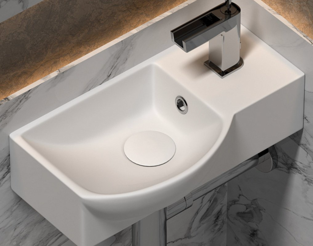 Раковина Ceramicanova CN6039L подвесная прямоугольная 40, санфарфор купить,120900