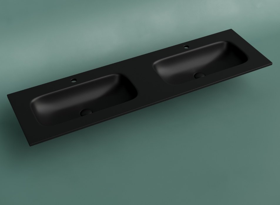Раковина Ceramicanova CN7023MB врезная прямоугольная 161, санфарфор