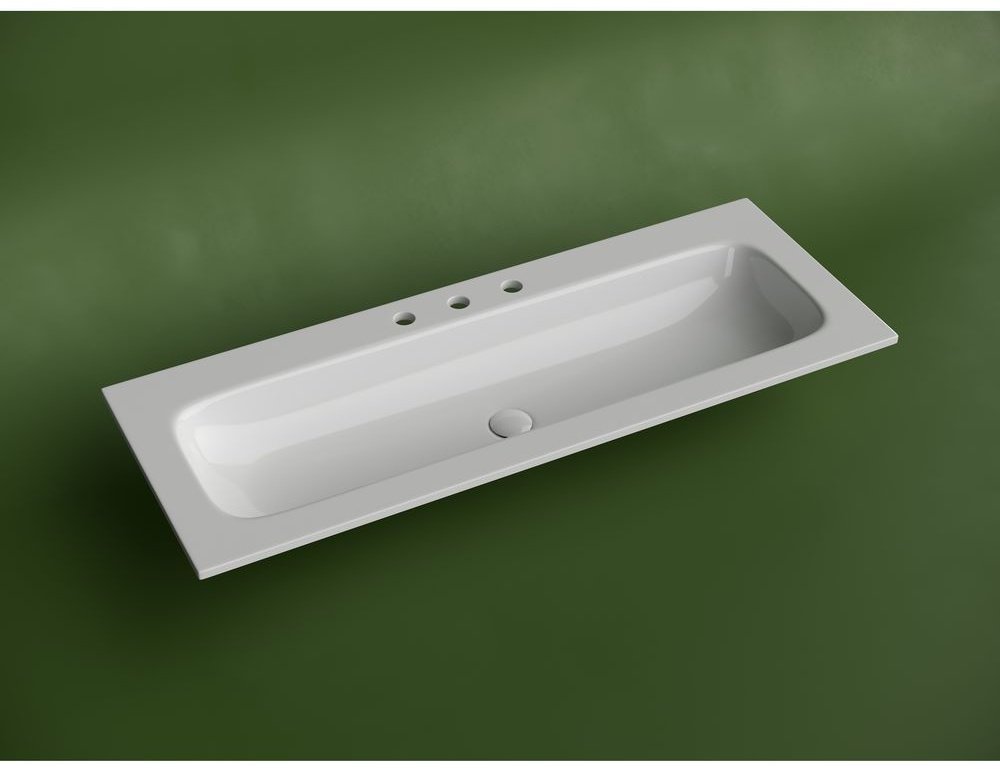 Раковина Ceramicanova CN7024 накладная прямоугольная 45.7, мрамор