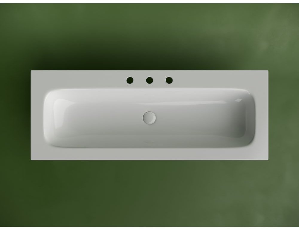 Раковина Ceramicanova CN7024 накладная прямоугольная 45.7, мрамор