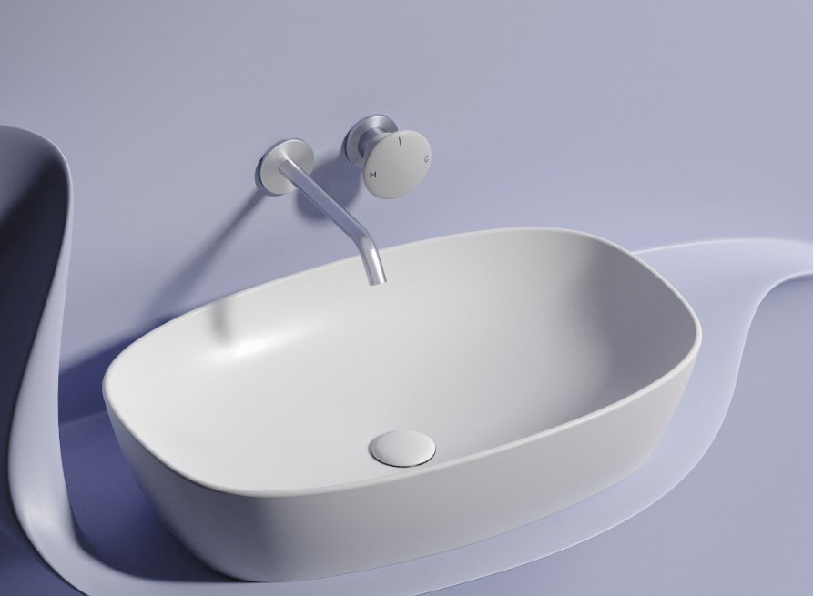 Раковина Ceramicanova CN6049MW накладная овальная 60, санфарфор купить,346400