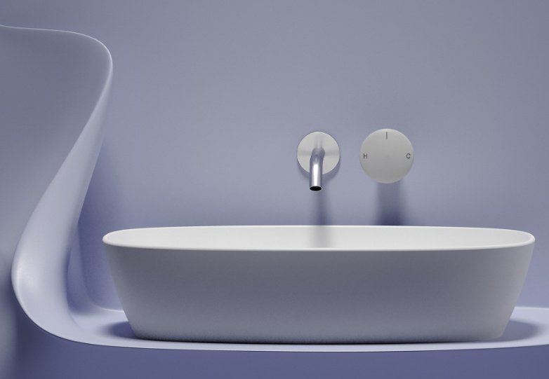 Раковина Ceramicanova CN6049MW накладная овальная 60, санфарфор купить,346400