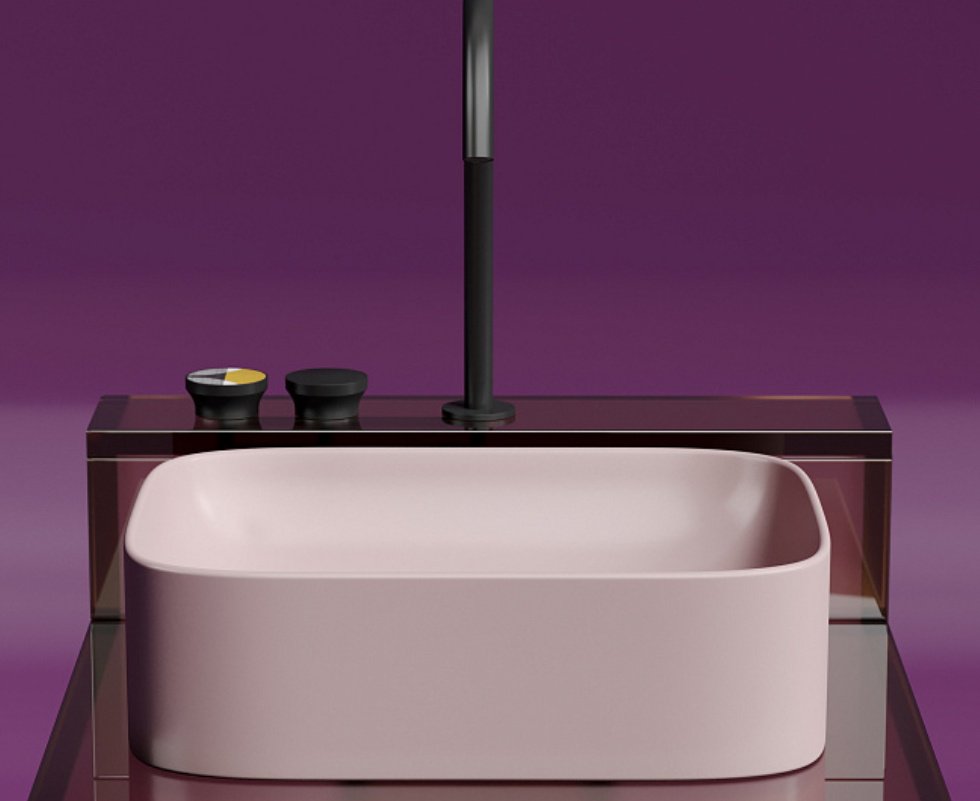 Раковина Ceramicanova CN6052MP накладная прямоугольная 50, санфарфор купить,0