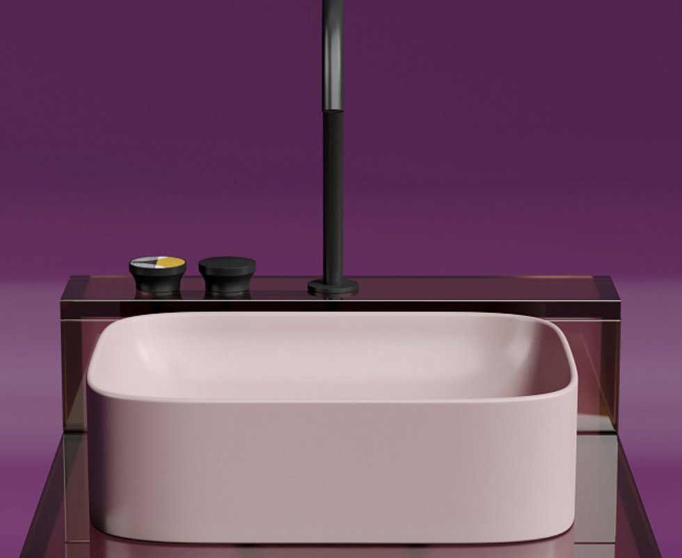 Раковина Ceramicanova CN6052MP накладная прямоугольная 50, санфарфор купить,295700
