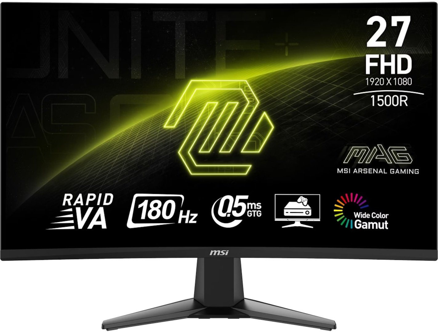 Монитор 27&#34; MSI MAG 27C6F черный