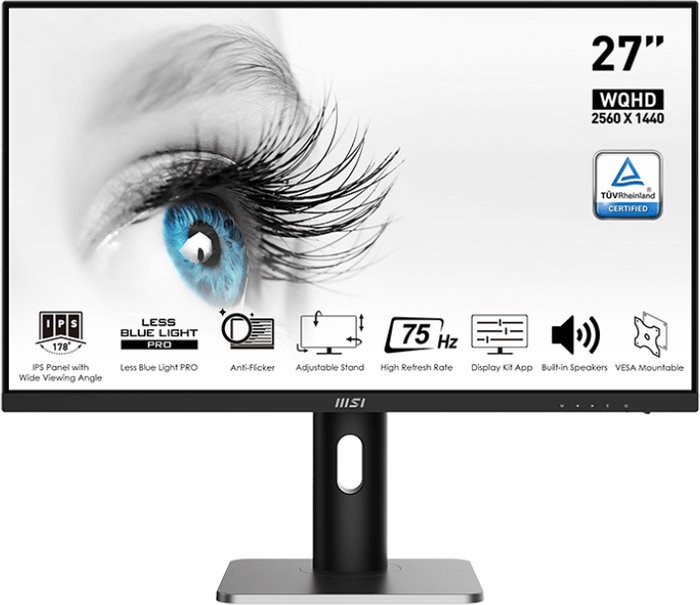 Монитор 27&#34; MSI PRO MP273QP E2 черный