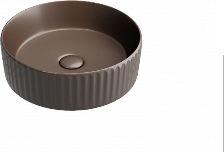 Раковина Ceramicanova CN6057MDB накладная круглая 36, санфарфор