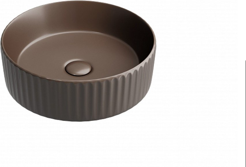 Раковина Ceramicanova CN6057MDB накладная круглая 36, санфарфор купить,295700